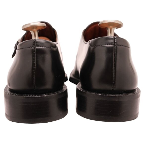 Cole Haan Mens 10D Black Leather Monk Strap Loafers Buckle Dress Shoes Slip-ons - Picture 5 of 13